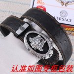 品名：Versace.范思哲原单 材料：百分百头层牛皮，保证真皮。24K纯钢扣双面可用专柜同等质量， 送人自用首选 包装： 请认准如图专柜包装，赠送打孔器，银联