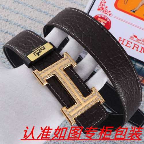品名：爱马仕...原单 材料：百分百头层牛皮，保证真皮。24K纯钢扣双面可用专柜同等质量， 送人自用首选 包装： 请认准如图专柜包装，赠送打孔器，银联发票，宽度