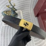 古奇 特种皮腰带系列 ，原厂五金精品不锈钢扣，手感柔软舒适 宽3.8Cm。