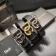 特 DG。 宽4.0cm DOLCE GABBANA杜嘉班纳DG新品DG头牛皮简约百搭男士皮带腰带