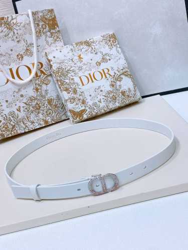 特 Dior Montaigne 腰帯 20毫米黑色光滑牛皮革和粉色渐变仿水晶 、双面头层小牛皮 码数75-100欧