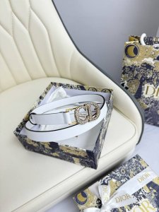 特 Dior 2.0cm腰带 双面原版牛皮 搭配CD标志性扣头 原单品质