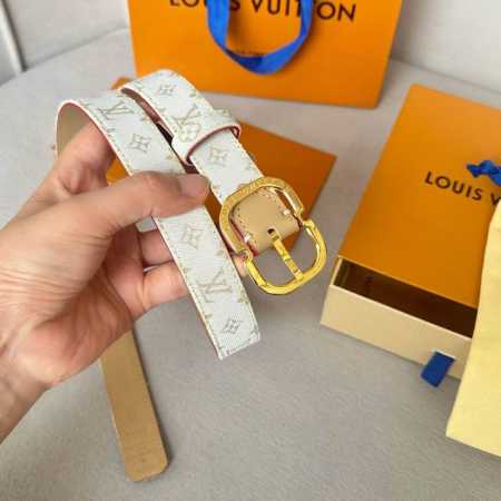 原版包裝1.0 L0Uis Vuitt0N 今季新品 驢家女士原單腰帶 寬度25毫米 定制牛仔布面搭配裸色小牛皮底 全新開模針扣 皮帶穿孔飾有五金 經久耐用 百 - 点击图像关闭