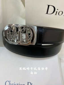 特 迪奥男士自动腰带- 宽度35Mm316精品钢扣 精工打造 手感柔软 可以裁剪