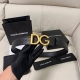 dg，宽4.0Cm Dolce&Gabbana 新款男士鸵鸟纹腰带，搭配全新镀钌 Dg 交叉造型徽标搭扣