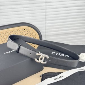 香奈.儿专柜专柜同款皮带 正品开模，进口平纹牛皮3Cm百搭小腰带女神必备款