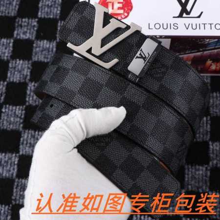 品名：Lv..路易..威登原单 材料：百分百头层牛皮，保证真皮。24K纯钢扣双面可用专柜同等质量， 送人自用首选 包装： 请认准如图专柜包装，赠送打孔器，银联发 - 点击图像关闭