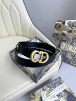 特 Dior 3.0cm腰带 双面原版牛皮 搭配CD标志性扣头 原单品质