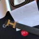 原单品质 Hermes爱马仕H四角焊点亮光金色 钯扣，进口Togo皮小牛皮内衬，欣赏享用完美的设计和优质的皮料精细工艺，不容错过的产品。38Mm 6524290