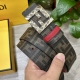 图片包装＋10 Fendi 芬迪 专柜同款 宽4.0Cm 双环正反用腰带 Ff按钉搭扣 红色Cuoio Romano皮革材质 反面面料带有烟草黄和黑色Ff图案