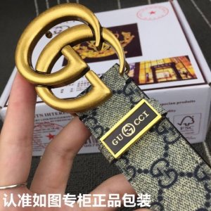 品牌：古奇.Gucci顶级原单复刻 皮带：配赠专柜全套礼盒包装打孔器 腰带：意大利进口百分百头层牛皮，Gucci.古奇，世界著名奢侈品品牌。进口头层牛皮，国外专