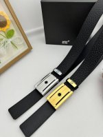 品名：万宝龙 Montblanc 材质：原单牛皮腰带 百分百头层牛皮腰带保证真皮，24K纯钢扣，专柜原单品质、做工精细，时尚大牌，送人自用首选 包装： 请认准如