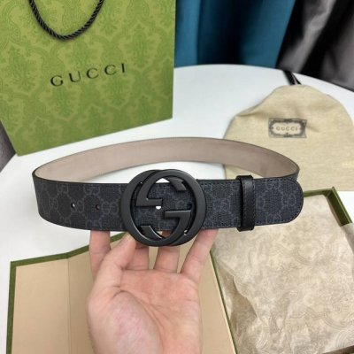 G U C C I 古奇 顶级原单 精品原单高端品质，带身宽4Cm ，带身雙面進口原廠專用小牛皮 ，皮质柔软舒适，底皮采用进口头层牛皮，搭配精品五金扣饰，耐用不