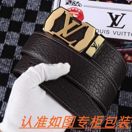 品名：Lv..路易..威登原单 材料：百分百头层牛皮，保证真皮。24K纯钢扣双面可用专柜同等质量， 送人自用首选 包装： 请认准如图专柜包装，赠送打孔器，银联发 - 点击图像关闭
