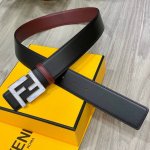 配全套包装礼盒 Fendl 芬迪 专柜同款，宽40Mm，双面原单进口小牛皮，搭配原单钌钯电镀ff扣，时尚休闲，经典百搭，手感.油边近乎完美，原产皮料定制，质感无