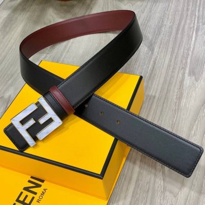 配全套包装礼盒 Fendl 芬迪 专柜同款，宽40Mm，双面原单进口小牛皮，搭配原单钌钯电镀ff扣，时尚休闲，经典百搭，手感.油边近乎完美，原产皮料定制，质感无