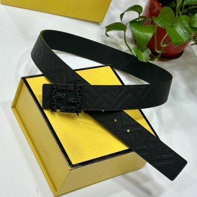 Fendl 芬迪宽40Mm双面原版小牛皮 搭配单钌钯电镀扣 完美的手感.油边 出众的设计.风格 高贵奢华 时尚大方 高清实拍 货真价实 品质保证 双面用