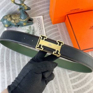 爱马仕 特种皮腰带系列 ，原厂五金精品不锈钢扣，手感柔软舒适 宽3.8Cm。