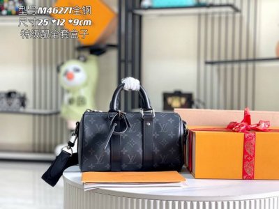 163 芯片 特级配全套包装 特级全钢五金 原厂皮M46271皮料是正品代工厂P意大利A级皮料 特级正品 :所谓的特级正品．是在于品质、五金、面料、手工、油边、
