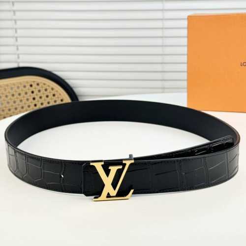 Lv。商务休闲、正装均可佩戴！3.8Cm 最新款扣头，抛光扣头、时尚百搭