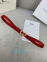 宽度2.0Cm Dior迪奧爆款平面無線帶身Saddle进口小牛皮带身 金属“Cd”标志 採用進口雙面頭層牛皮