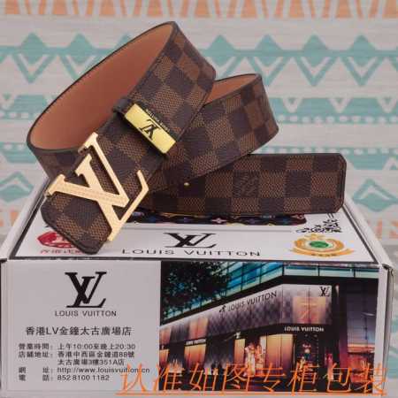 品名：Lv·皮带原单·腰带· 材料：百分百头层牛皮腰带，保证真皮皮带，专柜原单品质、做工精细，送人自用首选 包装： 请认准如图专柜包装，赠送打孔 - 点击图像关闭