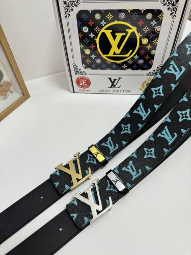 品名：Lv..路易..威登 材质：原单牛皮腰带 百分百头层牛皮腰带保证真皮，24K纯钢扣，专柜原单品质、做工精细，时尚大牌，送人自用首选 包装： 请认准如图专柜