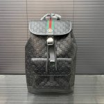 Gucci 古奇 印花双G 双肩包 背包 书包 男女通用 实物拍摄 原厂原版面料 配送防尘布袋 30 X 40 Cm。