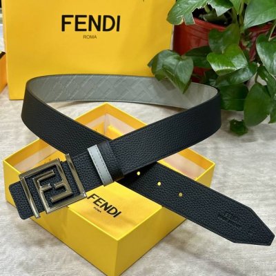 特 Fendl 芬迪 宽40Mm双面原版小牛皮 搭配单钌钯电镀扣 完美的手感.油边 出众的设计.风格 高贵奢华 时尚大方 高清实拍 货真价实 品质保证 双面用