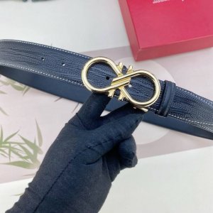 菲拉格慕 特种皮腰带系列 ，原厂五金精品不锈钢扣，手感柔软舒适 宽3.5Cm。 DDD