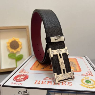 品名：爱马仕.HermèS 原单 材质：原单牛皮腰带 百分百头层牛皮腰带保证真皮，24K纯钢扣，专柜原单品质、做工精细，时尚大牌，送人自用首选 包装： 请认准如
