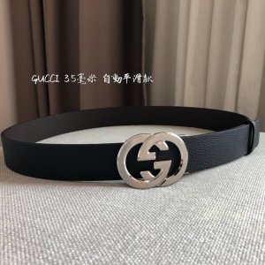 特 Gucci-古驰自动平滑款 宽度35Mm 精品钢质五金搭配意大利进口皮腰带 手感柔软 长度可调