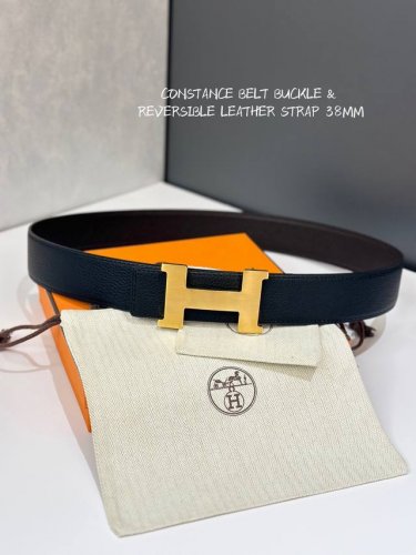 爱～马仕、Constance Belt Buckle & Reversible Leather Strap 38Mm 顶级