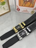 品名：爱马仕.HermèS 原单 材质：原单牛皮腰带 百分百头层牛皮腰带保证真皮，24K纯钢扣，专柜原单品质、做工精细，时尚大牌，送人自用首选 包装： 请认准如