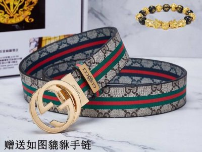 皮带：古奇.Gu...Cci原单 腰带：百分百头层牛皮，保证真皮。24K纯钢扣双面可用专柜同等质量， 送人自用首选包装： 请认准如图专柜包装，赠送打孔器，银联发