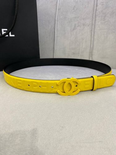 特 宽度3.0cm Chanel 香奈儿 进口柔软小牛皮支持NFC芯片官方网站链接扫码验证、哑色精品钢扣。