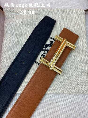 特 P180 Hermes-H Belt Buckle & Reversible Leather Stra P40Mm 爱马仕专柜同步 进口Epsom双面小牛皮