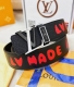 皮带：Lv..路易..顶级原单复刻. 腰带：百分百头层牛皮，保证真皮。双层铆钉设计24K纯钢扣涂鸦彩绘图案艺术双面可用专柜同等质量， 送人自用首选 包装： 请认