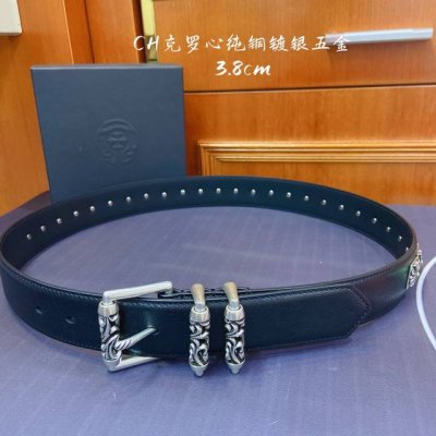 克罗心 旋转滚轮罗曼柱针扣皮带〔固定款〕，纯铜镀银五金搭配进口皮上装饰方形十字花腰带，酷炫十足。宽度3.8Cm