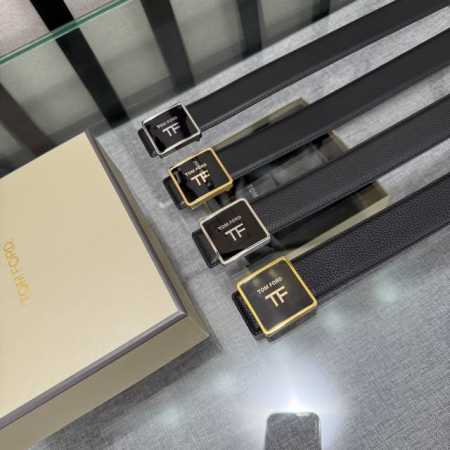 汤姆福特最新网红爆款双面头层牛皮专柜同步3.8宽新款上市了，原版牛皮，搭配铜扣，优雅，大方用的方便。谢谢你转载。 - 点击图像关闭