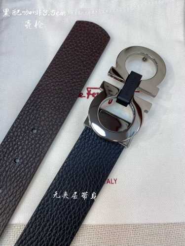 无夹层原厂皮 Ferragamo菲拉格慕 Nfc芯片扫码款 正品尺寸3.5Cm意大利原厂皮