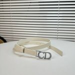 Dior 24早春新款 C D搭扣黄铜腰带扣，小牛皮腰带 经典永存 2.0Cm