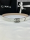 宽度3.0Cm Chanel 香奈儿 女士经典款腰带皮带新款光滑内衬磨砂牛皮搭配精品钢扣