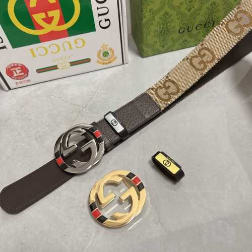品名 古奇.Gu...Ci 原单 材质 原单牛皮腰带 百分百头层牛皮腰带保证真皮 24K纯钢扣 专柜原单品质 做工精细 时尚大牌 送人自用首选 包装 请认准如图