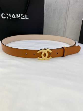 特 宽度3.0Cm Chanel 香奈儿 女士经典款腰带皮带新款光滑内衬磨砂牛皮银色 压砂面精品钢扣 - 点击图像关闭