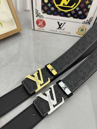 品名：Lv..路易..威登原单 材质：原单牛皮腰带 百分百头层牛皮腰带保证真皮，24K纯钢扣，专柜原单品质、做工精细，时尚大牌，送人自用首选 包装： 请认准如图 - 点击图像关闭