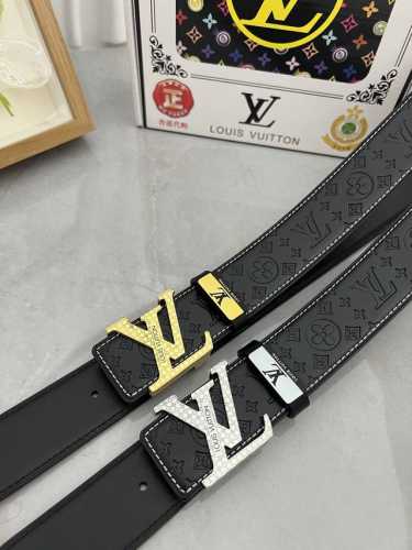 品名：Lv..路易..威登原单 材质：原单牛皮腰带 百分百头层牛皮腰带保证真皮，24K纯钢扣，专柜原单品质、做工精细，时尚大牌，送人自用首选 包装： 请认准如图