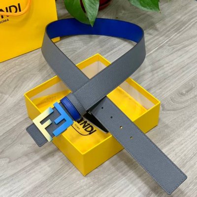 Fendl 芬迪 宽40Mm双面原版小牛皮 搭配单钌钯电镀扣 完美的手感.油边 出众的设计.风格 高贵奢华 时尚大方 高清实拍 货真价实 品质保证 双面用