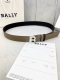 3.5Cm Bally 巴利 平纹 内衬头层小牛皮 ：配有金 银 字母扣头该皮带可调节，且能根据需要剪裁质量保证达到修身效果
