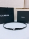 Chanel Cc 树脂白 与 链齿牙金 与银 Logo扣. 进口胎牛皮腰带 1.5Cm精品 精致 典雅